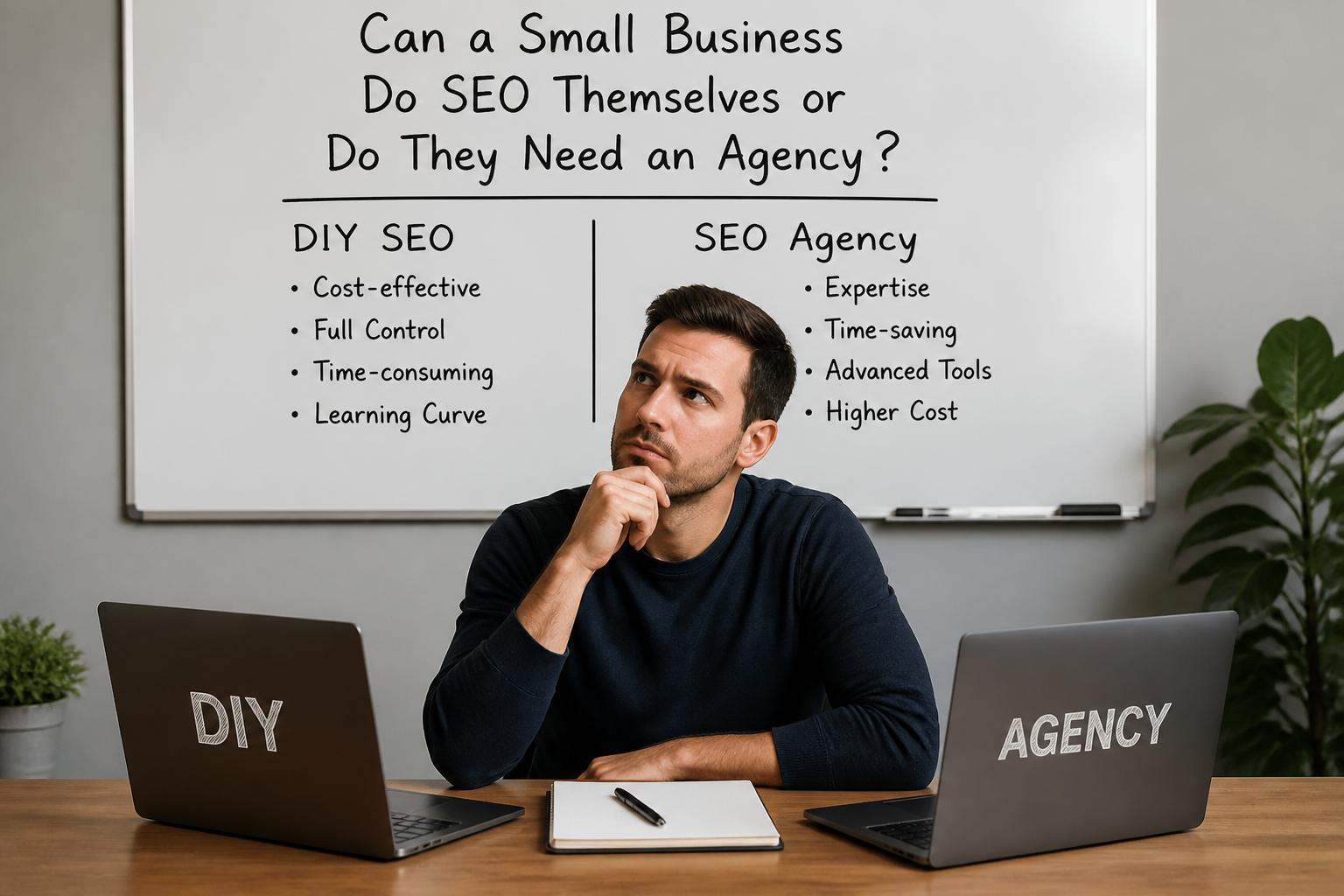 Can a Small Business Do SEO Themselves or Do They Need an Agency?